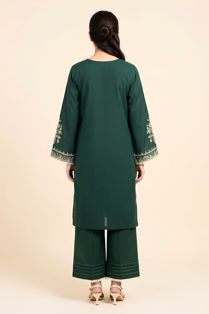 Motif Khaddar Embroidered Suit-3955