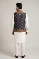 Motif Men's Waistcoat-4004