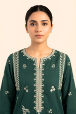 Motif Khaddar Embroidered Suit-3955