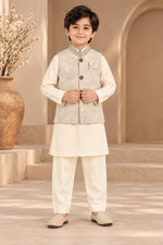 Motif Boys Waistcoat Suit-3639