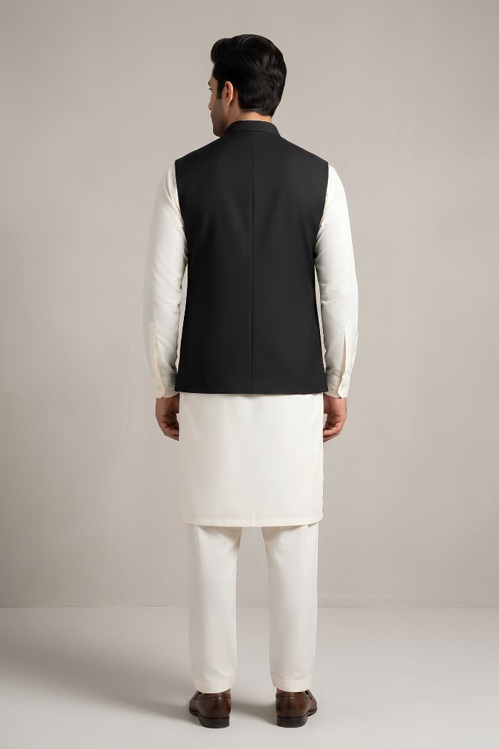 Motif Men's Waistcoat-8081