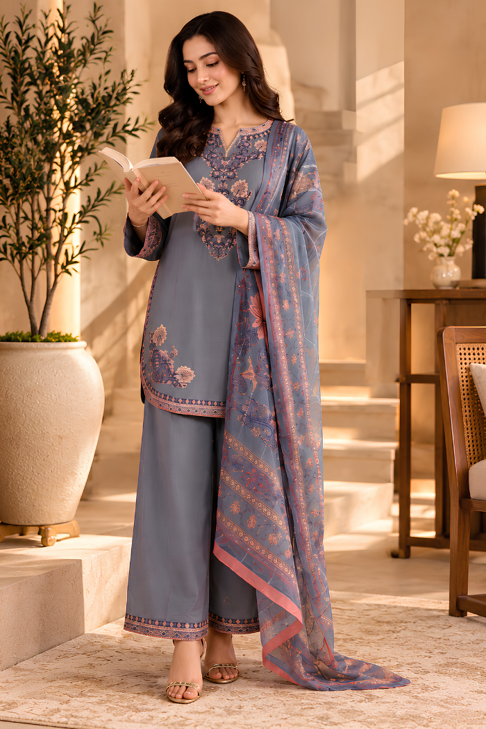 Motif Mesori Embroidered Suit-003