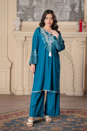 Motif Slub Linen Co-ord Set