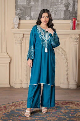 Motif Slub Linen Co-ord Set