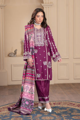 Motif Staple Rod Embroidered Suit