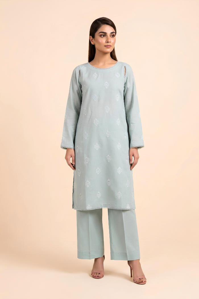 Motif Karandi Embroidered Suit-234