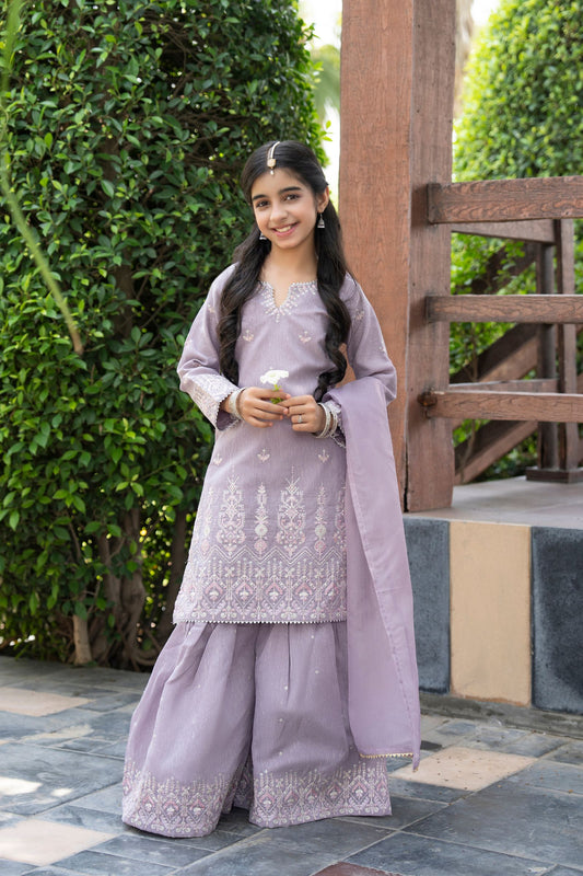Motif Embroidered Munar Suit-571