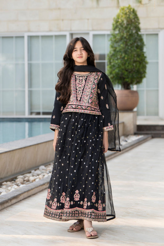 Motif Girls Embroidered Lawn Suit-703
