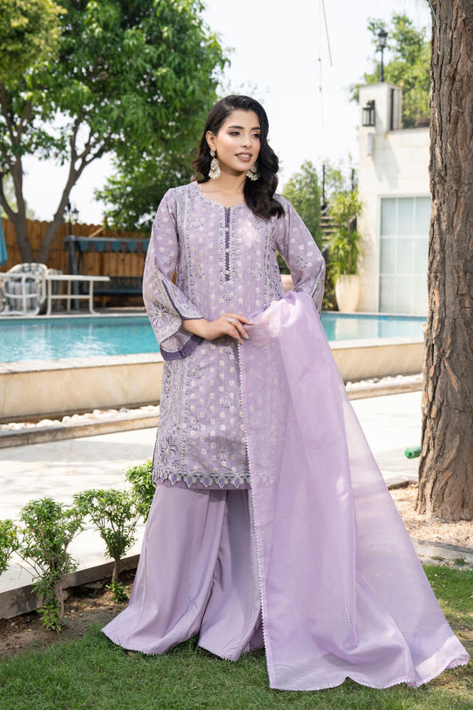 Motif Printed Munar Suit-4156
