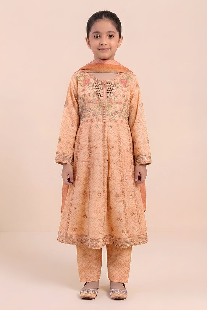 Motif Kids Lawn Printed Suit-26515