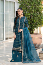 Motif Embroidered Jacquard Suit-011