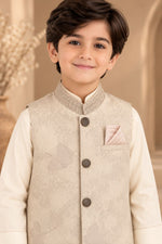 Motif Boys Waistcoat Suit-3639