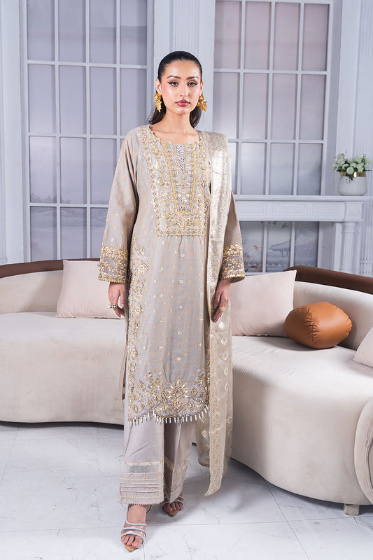 Motif Lorus Jacquard Embroidered Suit-357