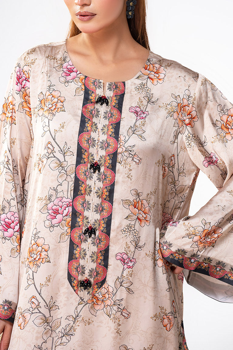 Motif Silk Printed Co-Ord Set-3978