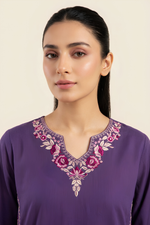 MOTIF PLAIN ALPINE EMBROIDERED SUIT-247