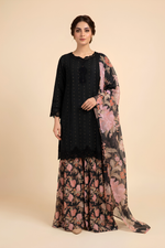 Motif Khaddi Net Embroidered Suit-4266