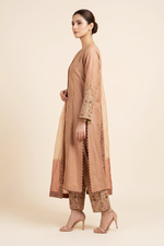Motif Embroidered Barosha Suit-030