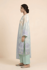 Motif Silk Embroidered Suit-002