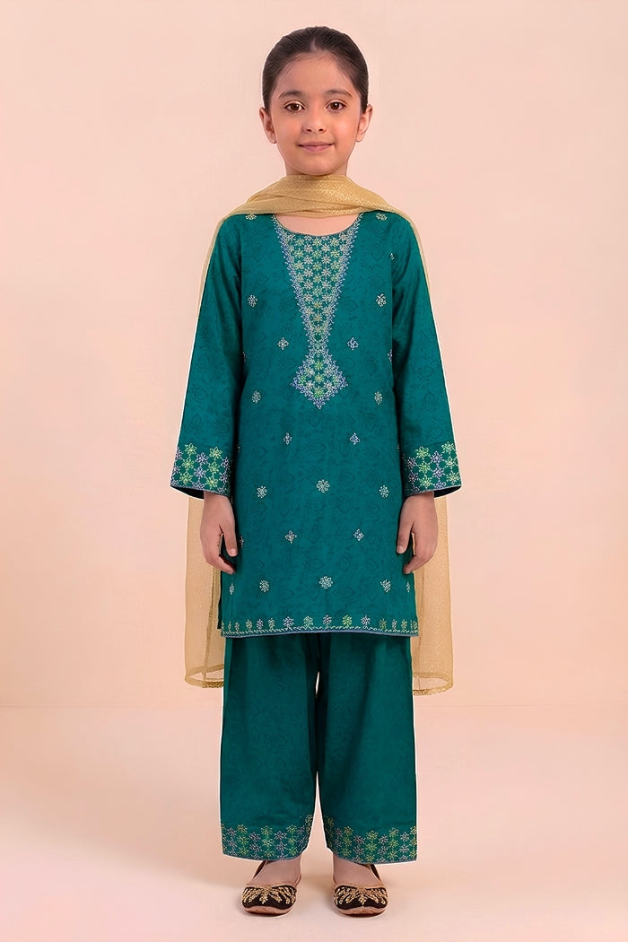 Motif Kids Lawn Printed Suit-26410