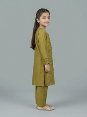 Motif Kids Embroidered Suit-4514