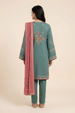 Motif Alpine Embroidered Suit-009