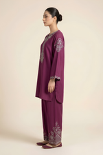 Motif Alpine Embroidered Suit-005