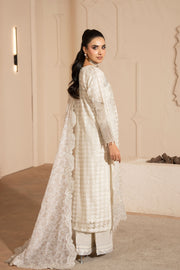 Motif Embroidered Jacquard Suit-4023