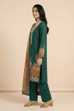 Motif Embroidered Masoori Suit-005