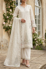 Motif Embroidered Lawn Suit-4139