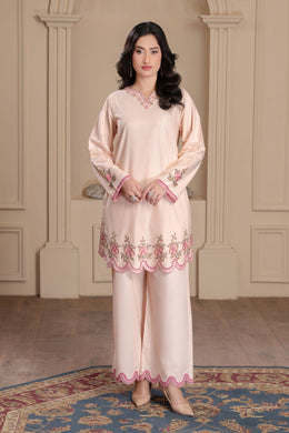 Motif Khaddar Embroidered Co-Ord Set