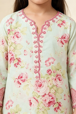 Motif Girls Printed Cambric Suit-069