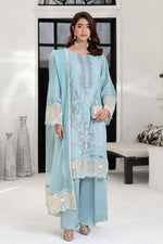 Motif Bareeze Net Embroidered Suit-014