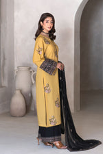 Motif Cambric Embroidered Suit-007