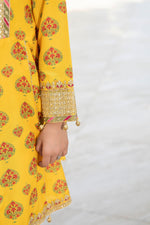Motif Girls Poly Lawn Embroidered Suit-706