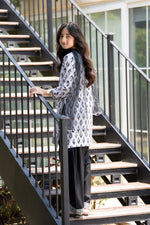 Motif Girls Embroidered Cambric Suit-061
