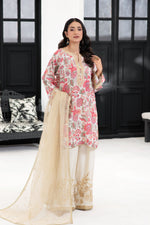 Motif Karandi Embroidered Suit-055