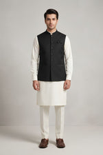 Motif Men's Waistcoat-8081