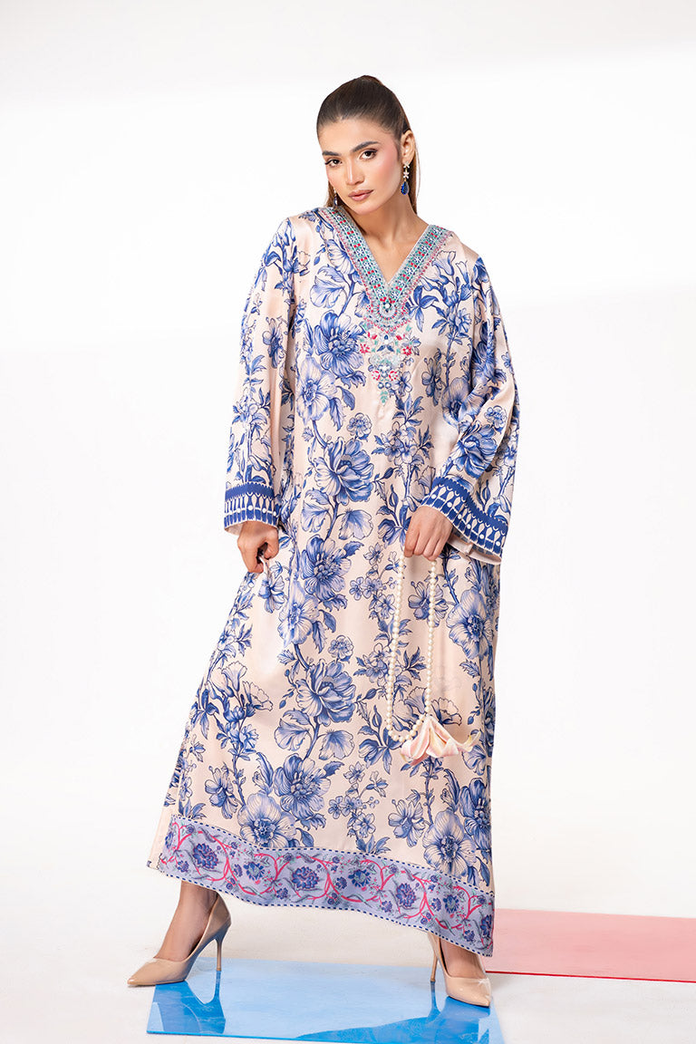 Motif Silk Printed Co-ord Set-3969