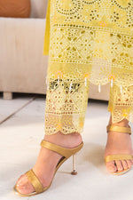Motif Cambric Embroidered Suit-3865
