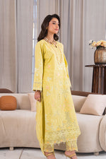 Motif Cambric Embroidered Suit-3865