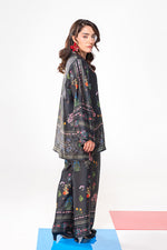 Motif Silk Printed Co-ord Set-3989