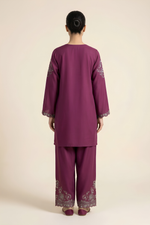 Motif Alpine Embroidered Suit-005