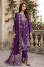 Motif Embroidered Lawn Suit-1823