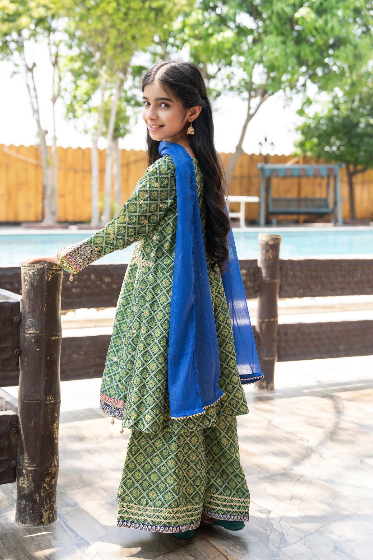 Motif Girls Embroidered Lawn Suit-707