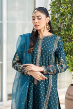 Motif Embroidered Jacquard Suit-011