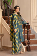 Motif Corduroy Embroidered Suit-003