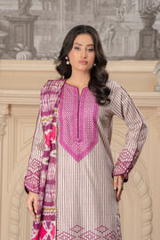 Motif Khaddar Embroidered Suit