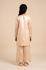 Motif Girls Embroidered Sheesha Silk Suit-750