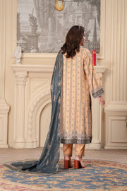 Motif Corduroy Printed Suit