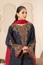 Motif Embroidered Mesoori Suit-006
